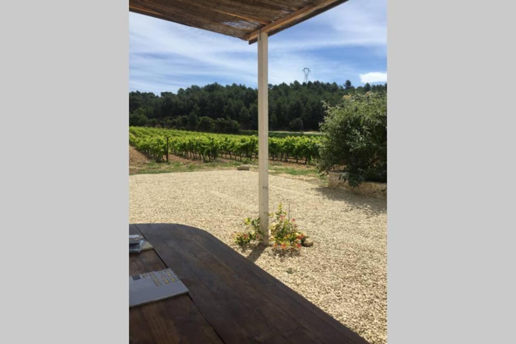 Villa Cabanon de charme en plein coeur des vignes à Pertuis Extérieur photo