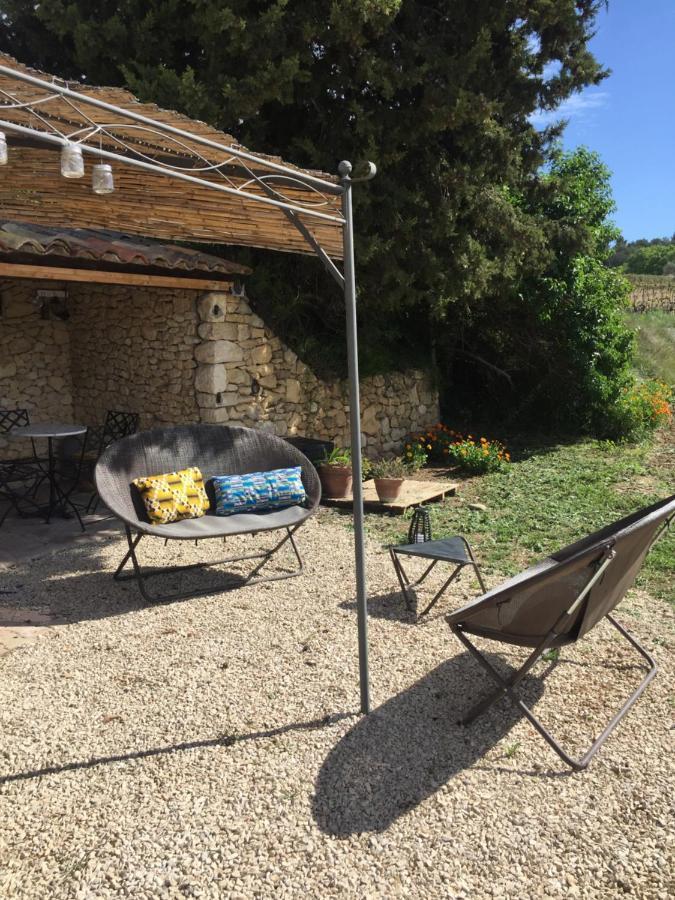 Villa Cabanon de charme en plein coeur des vignes à Pertuis Extérieur photo